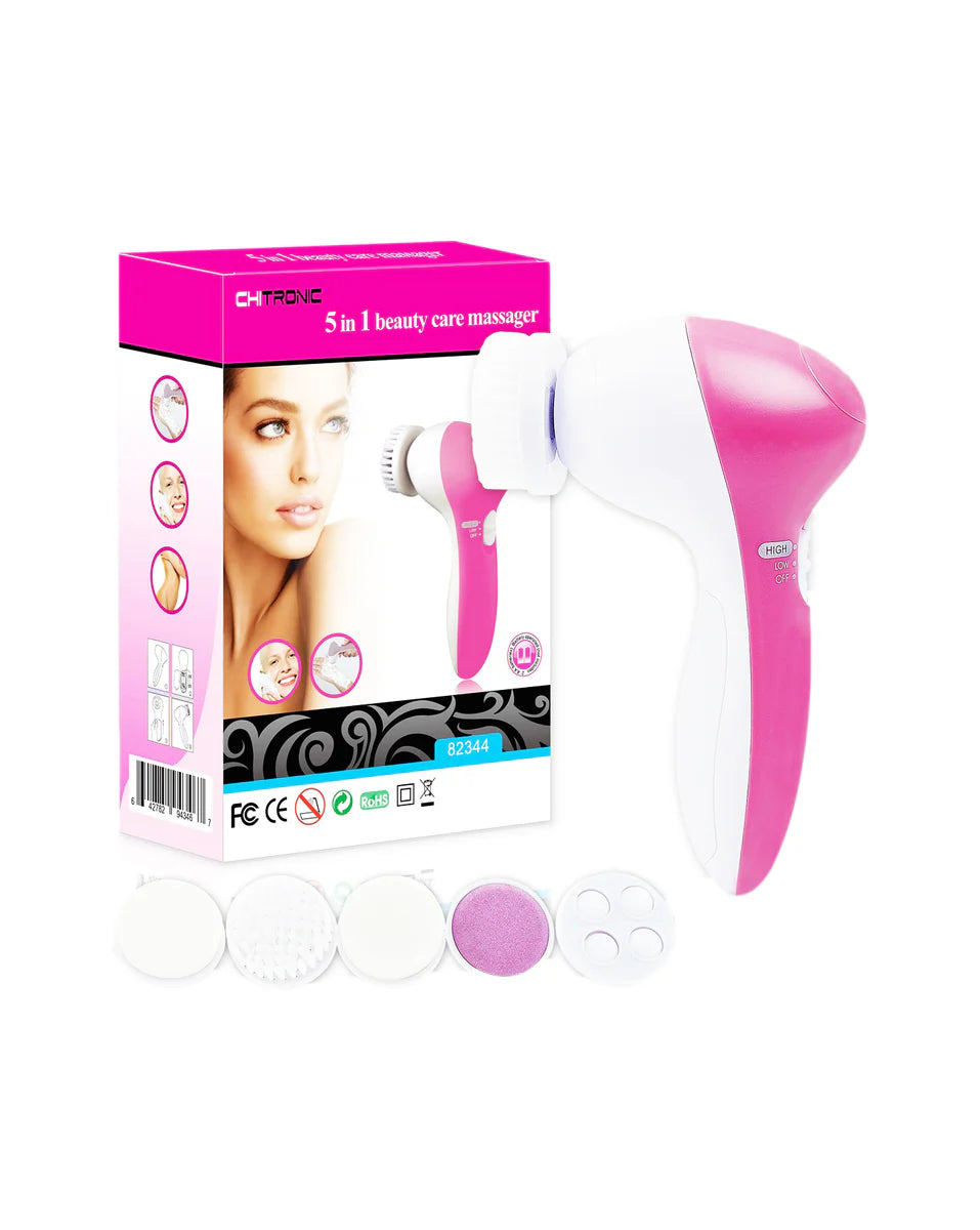 5-in-1 Beauty Care Massager – Ultimate Skin Cleansing and Facial Massage System