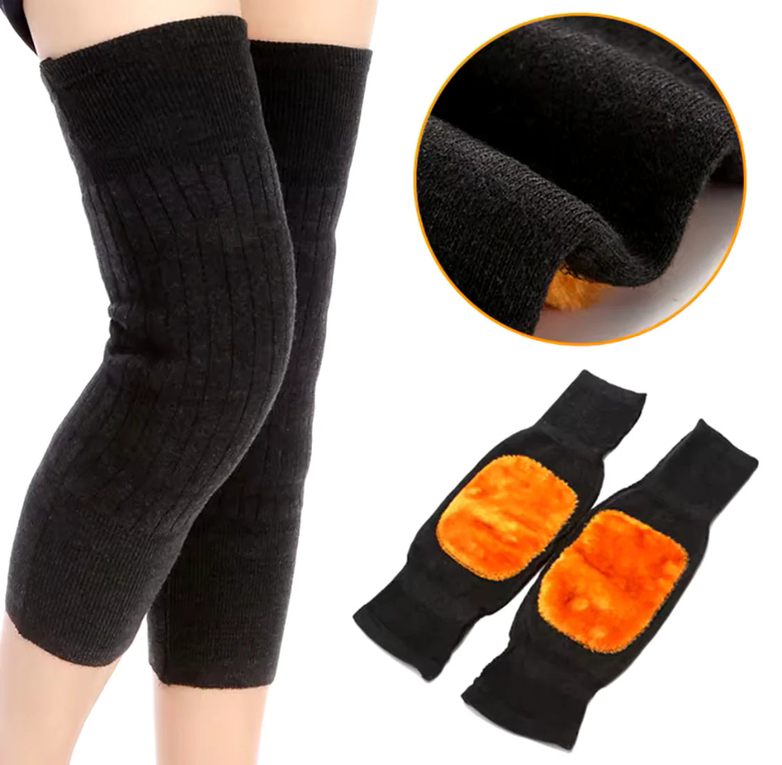 Wool Knee Warmer Unisex Knee Pads