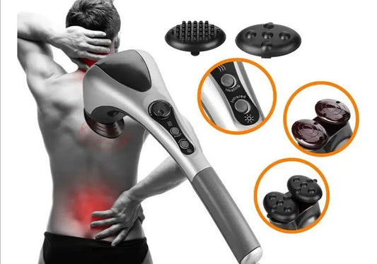 Blueidea Double Head Full Body Heating Massager – Infrared Deep Tissue Pain Relief