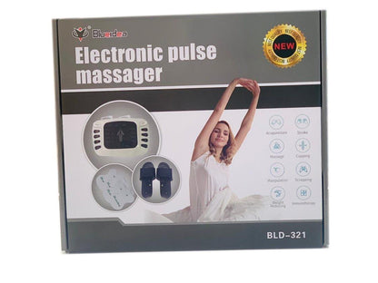 Blueidea Electronic Pulse Massager (Model BLD-321) – for Body Slimming, Relaxation & Pain Relief