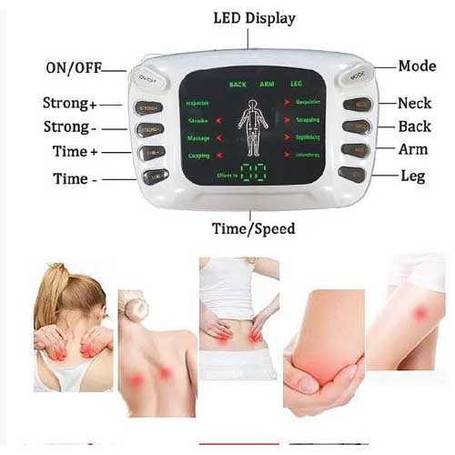 Blueidea Electronic Pulse Massager (Model BLD-321) – for Body Slimming, Relaxation & Pain Relief