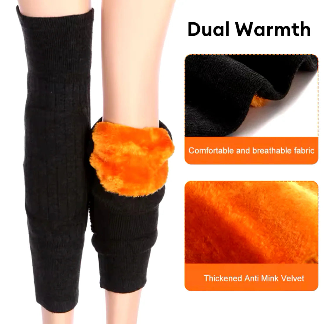 Wool Knee Warmer Unisex Knee Pads