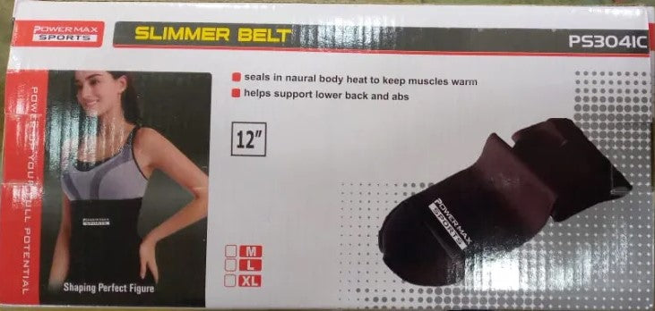 Powermax Sports Slimmer Belt – Achieve a Slimmer, Toned Waistline