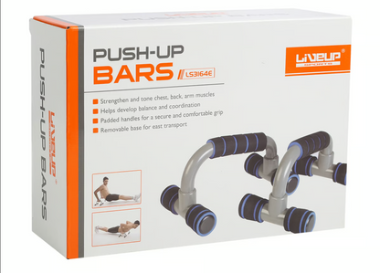 LiveUp Chrome Push-Up Bars