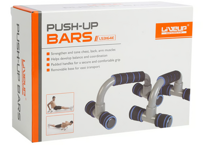 LiveUp Chrome Push-Up Bars