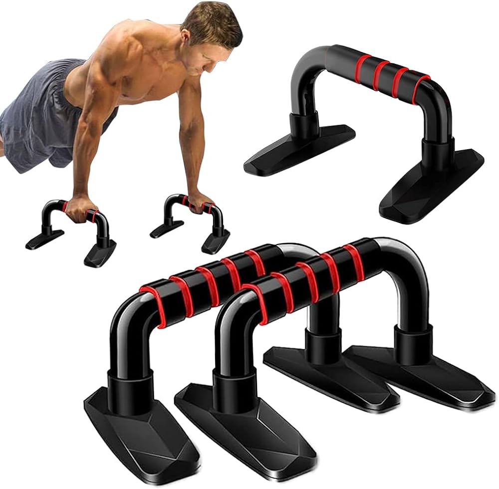 LiveUp Chrome Push-Up Bars