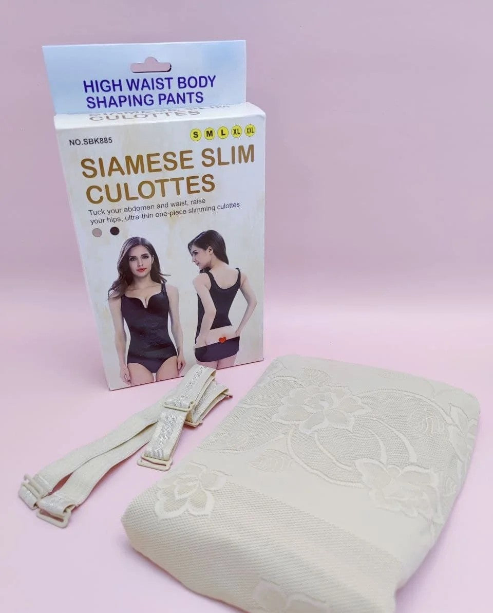 Siamese Slim Culottes Shapewear – Slimming Bodysuit for Waist, Hips, and Buttocks